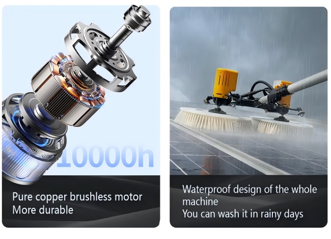 oem odm industrial pv module electric cleaning equipment