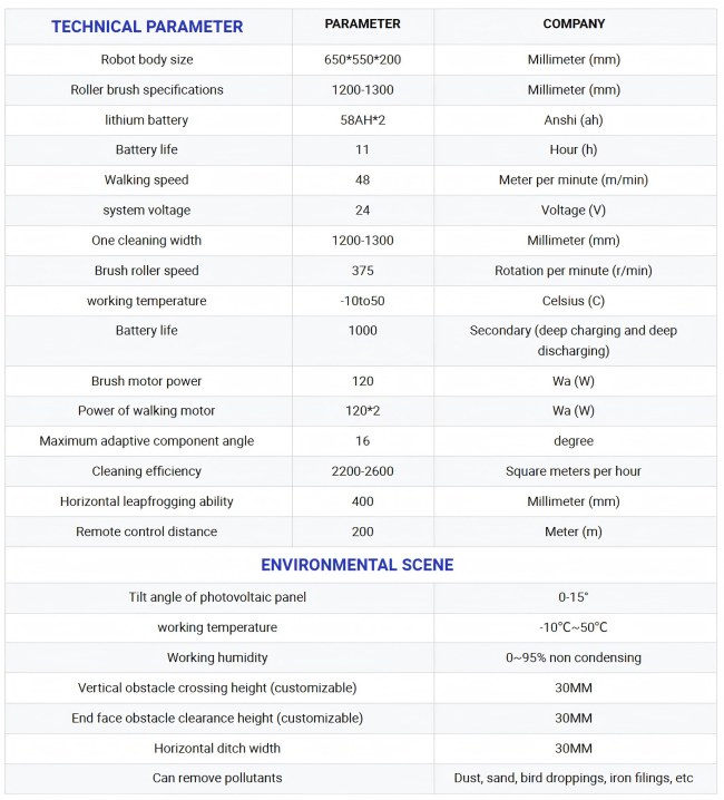 portable automatic photovoltaic robot machine for solar panel washing