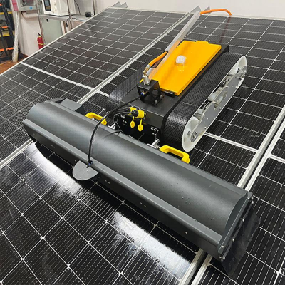 Smart Crawler Type Single Brush Solar Panel Cleaning Machine