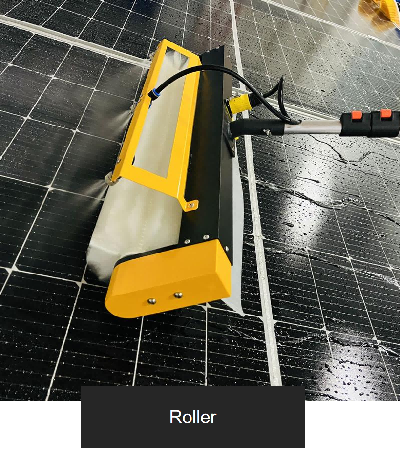 hand held rolling clean scrub